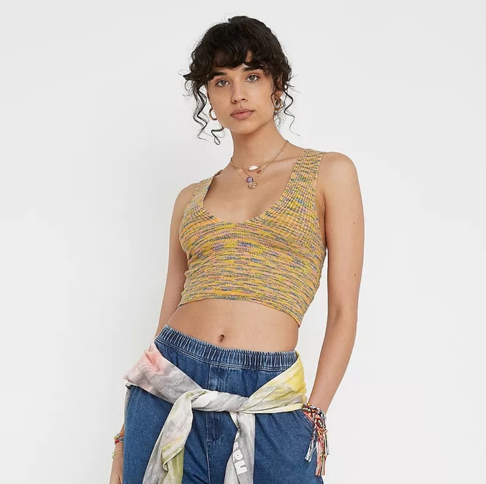 Urban Outfitters psychedelic knit top- Size S